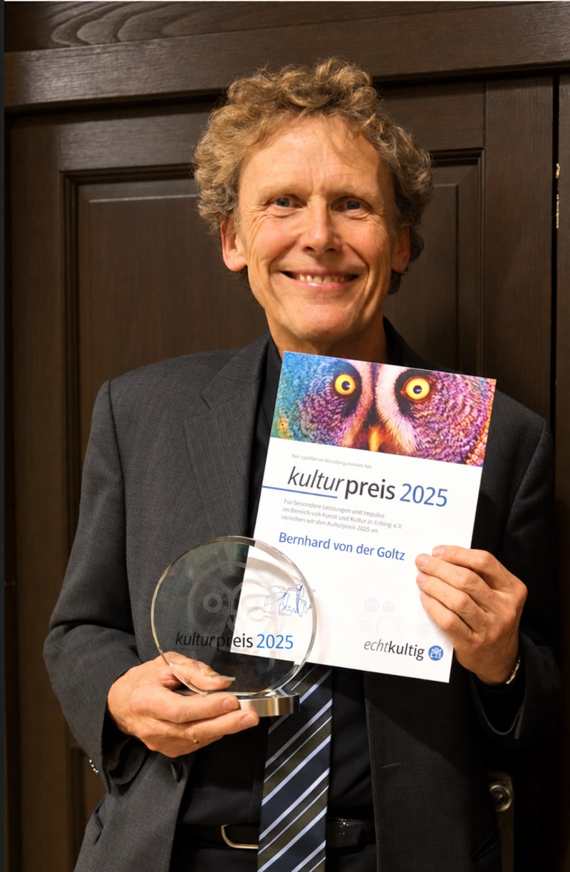Verleihung des Kulturpreises 2025 des Landkreises Würzburg mit Bernhard von der Goltz